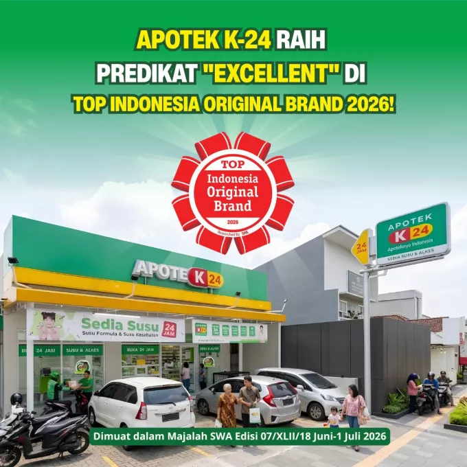 Top Indonesia Original Brand 2026 untuk Apotek K-24