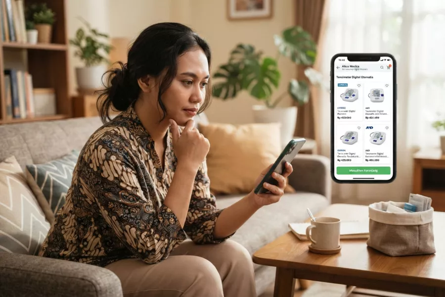 Di Mana Tempat Beli Alat Cek Tensi Online Terjangkau di Indonesia?