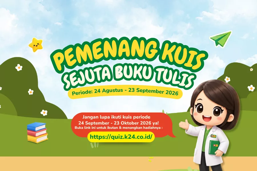 Pemenang Kuis Sejuta Buku Tulis Periode Agustus - September 2026 dari AGTS Sudah Keluar!
